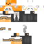 Black skin: raw texture render