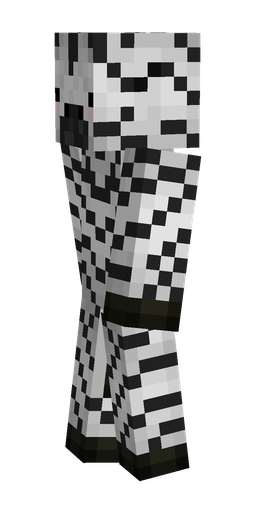 Black skin: body, left side render