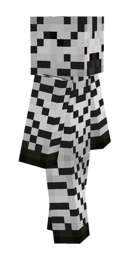 Black skin: body, right side render