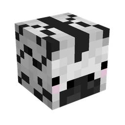 Black skin: head render
