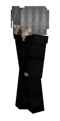 Black skin: body, left side render