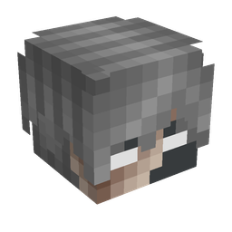 Black skin: head render