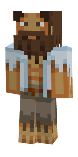 Blue skin: body, front render