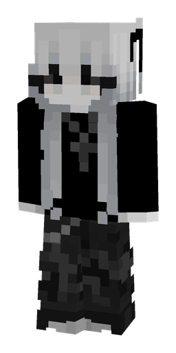Black skin: body, front render