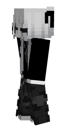 Black skin: body, left side render