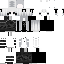 Black skin: raw texture render