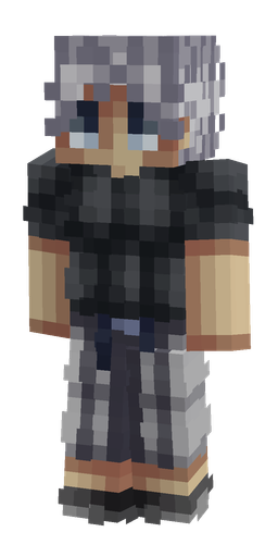 Black skin: body, front render