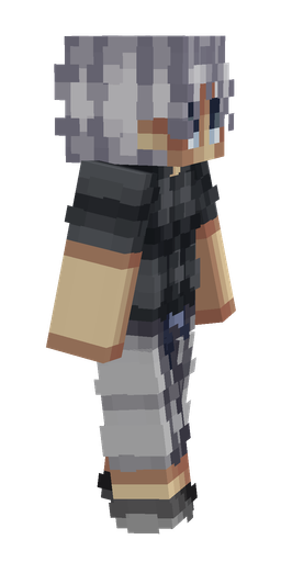 Black skin: body, right side render
