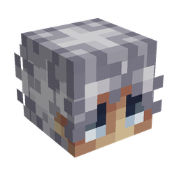 Black skin: head render