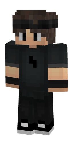 Black skin: body, front render