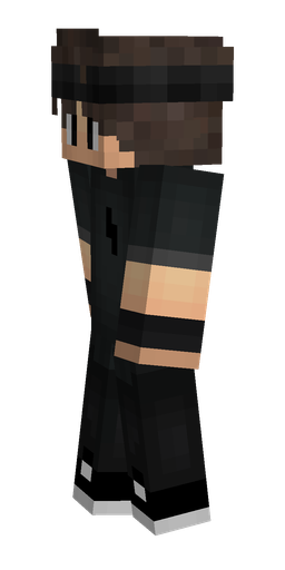 Black skin: body, left side render