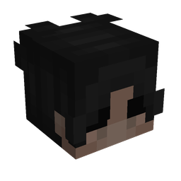 Black skin: head render
