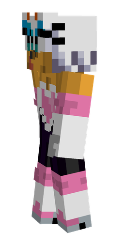Black skin: body, left side render