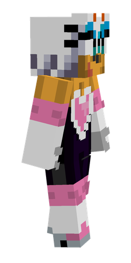 Black skin: body, right side render