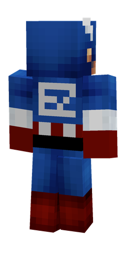 Blue skin: body, back render