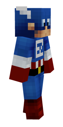 Blue skin: body, right side render