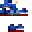 Blue skin: raw texture render