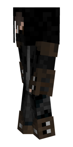 Black skin: body, left side render