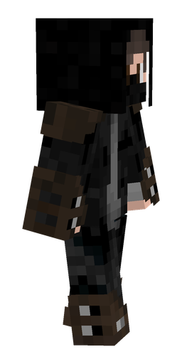 Black skin: body, right side render