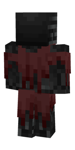 Black skin: body, back render