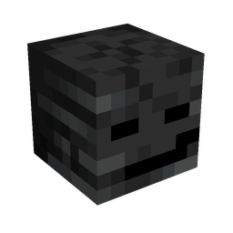 Black skin: head render