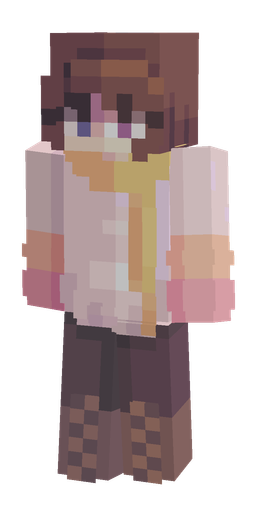 Pink skin: body, front render