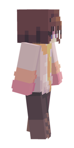 Pink skin: body, right side render