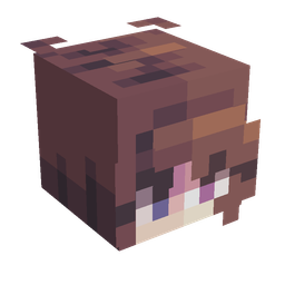 Pink skin: head render