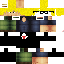 Black skin: raw texture render