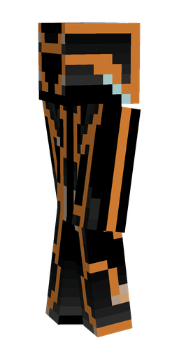 Black skin: body, left side render