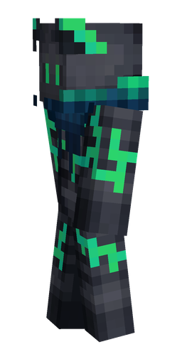 Black skin: body, left side render