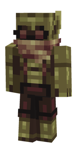 Black skin: body, front render