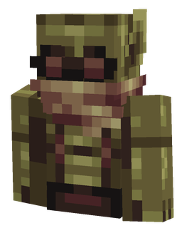 Black skin: bust render
