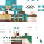 Blue skin: raw texture render