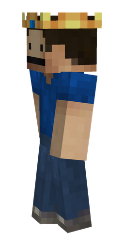 Black skin: body, left side render