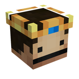 Black skin: head render