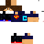 Black skin: raw texture render