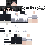 Black skin: raw texture render