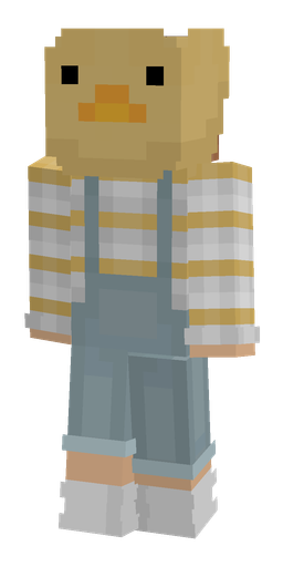 Gray skin: body, back render