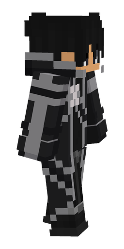 Black skin: body, right side render
