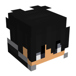 Black skin: head render