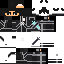 Black skin: raw texture render