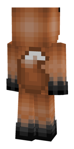 Black skin: body, back render