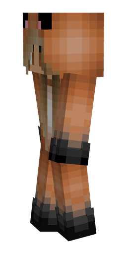 Black skin: body, left side render
