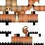 Black skin: raw texture render