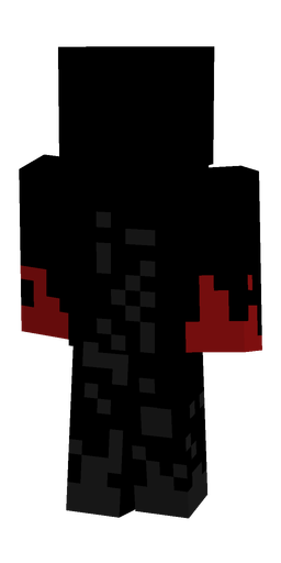 Black skin: body, back render