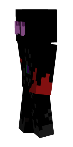 Black skin: body, left side render