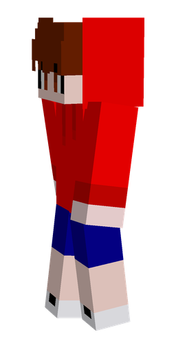 Blue skin: body, left side render
