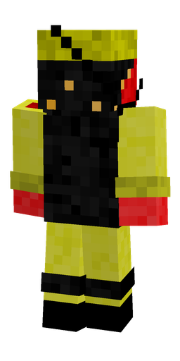Black skin: body, back render