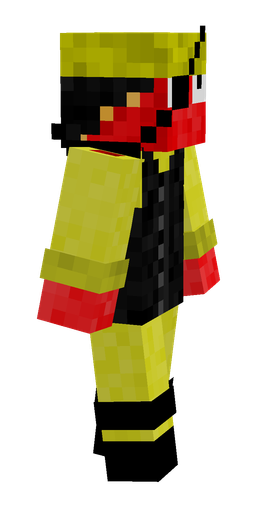 Black skin: body, right side render